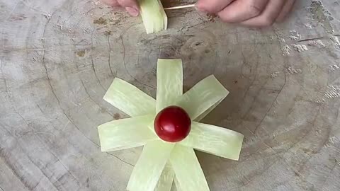 fruit decoration-04, craft video, homemade, DIY video