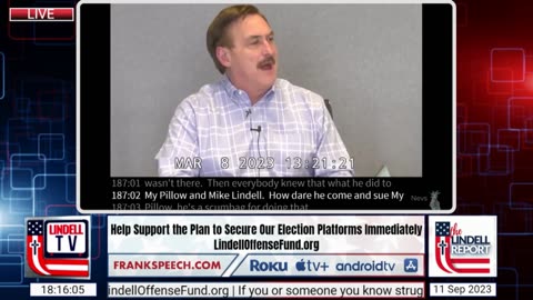 Mike Lindell's EPIC Disposition in Defamation Lawsuit