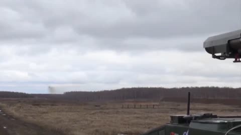 Russian Marker UGV armed with 4 Kornet ATGMs at rear area of Ukraine SMO