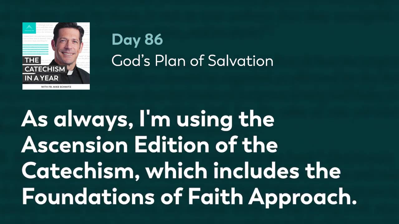 Day 86 God S Plan Of Salvation The Catechism In A Year With Fr