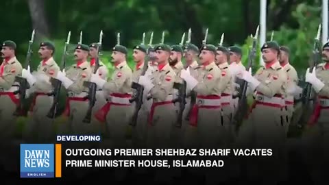 Shehbaz Sharif Leaves PM House | Developing | Dawn News English