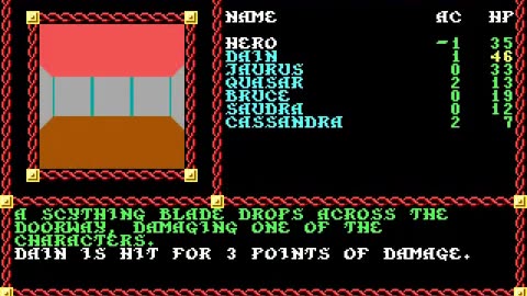 Review & Partial Walkthrough of AD&D Pool of Radiance (DOS)