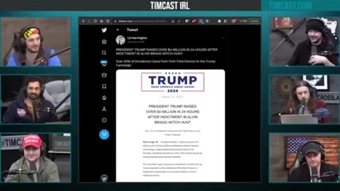 Donald Trump Jr CALLS IN To Timcast IRL SLAMMING Political Persecution Of Trump.