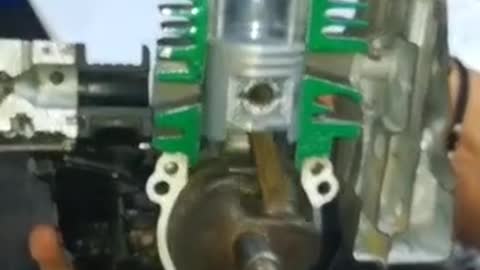 Operation of this two-stroke engine