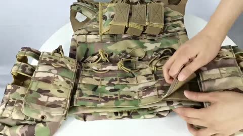 Best Supplier Of Military Combat Molle Tactical Training Weight Vest Fitness Plate Carrier