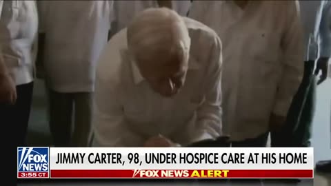 Jimmy Carter, 98, under hospice care at his home