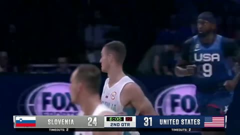 Slovenia VS USA showcase full match highlights August 12 2023