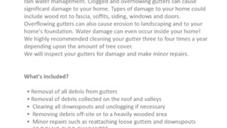 Gutter Cleaning website tour