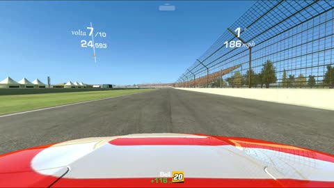 REAL RACING 3 - NASCAR - TOYOTA CAMRY RACING 23 Indianapolis 30 competidores - 1º lugar