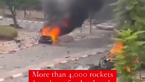 URGENT: four days in...and over FOUR THOUSAND rockets have been launched at the Holy Land.