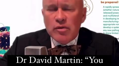 Dr. David Martin: "You were injected with a thing to make you a customer." -