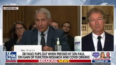 Rand Paul: "I Will Be Sending A Letter To The DOJ Asking For A Criminal Refferal" For Dr. Fauci