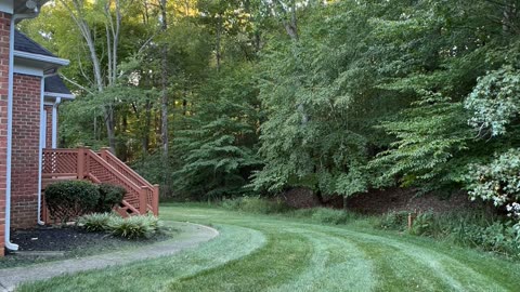 Mowing timelapse