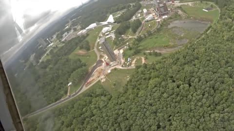 Ride Along with Astronauts in Flyby Salute to Marshall Center Test Stand Construction Teams .. NASA