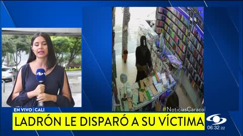 Ladrón en Cali le disparó a una mujer, pese a que ella no se resistió al atraco