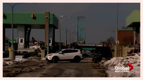 Trucker protests: Frustration rises as Canada-US border blockade in Ontario forces diversions