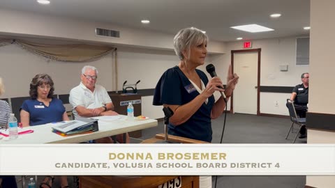 MERRICK BRUNKER & DONNA BROSEMER, CANDIDATES FOR VOLUSIA SCHOOL BOARD DISTRICT 4