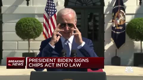 President Biden signs Chips Act into law