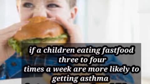 Impact of fast food on Child health.