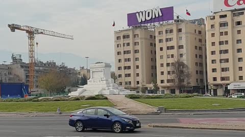 A Movistar Building in Santiago, Chile