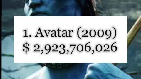 Top 5 highest earning movie in world 😱😱 #viral #facts #movie