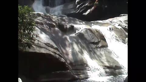 Crystal Cascades Waterfall Cairns footage.