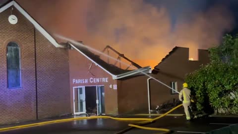 Ireland: Burning Church