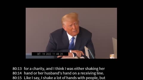 FULL VIDEO: Trump deposition in E. Jean Carroll rape trial