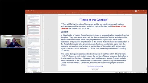 What is the “times of the Gentiles?” (Lu 21:24