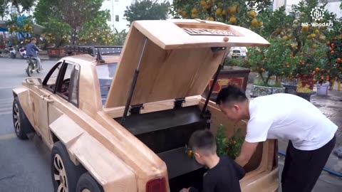 I built a Rolls Royce Phantom 6x6 for my son to keep out of the rain