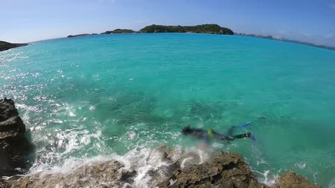 Freedive in Castle Harbour, Bermuda