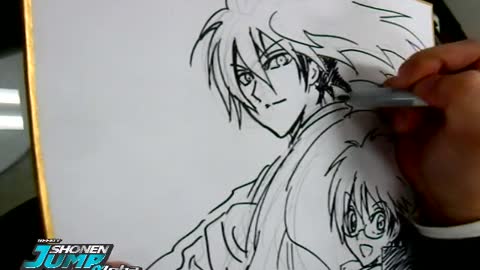 NURA Hiroshi Shiibashi OFFICIAL Creator Sketch Video by SHONEN JUMP Alpha