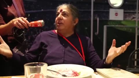 Dr. Vandana Shiva on Bill Gates in 2015: At this point a sole bacteria has more significance then Bill gates