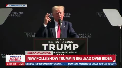 President Donald Trump: "Biden puts China first, Mexico first, Ukraine first, Europe first, Asia