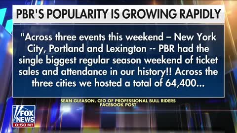 PBR world champion Daylon Swearingen tells Laura Ingraham bull riding is 'man vs. beast'