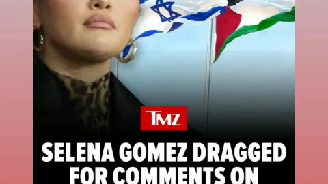 Selena gomez cannot decide Israel and Palestine 11/4/23