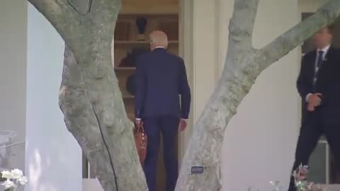 Biden MALFUNCTIONS - Wanders Off Instead of Going Home