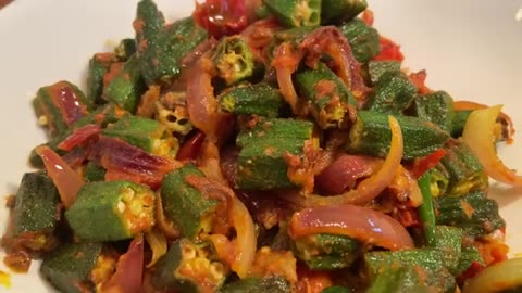 Fresh Fried Okra/Easy Lady Finger Recipe/10 Minute Bhindi.