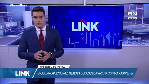 Brasil já aplicou 64,6 milhões de doses da vacina contra o coronavírus