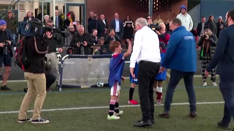 Aus PM Morrison tackles child to ground in soccer game