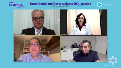 Dr Francisco Cardoso, infectologista, falando sobre a subvariantes da Ômicron.