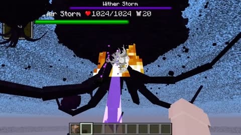 Herobrine Wither vs Wither Storm 7 STAGE in minecraft creepypasta7