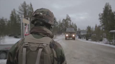 Follow Leopard Main Battle Tanks from to the Norwegian Telemark Battalion on Exercise