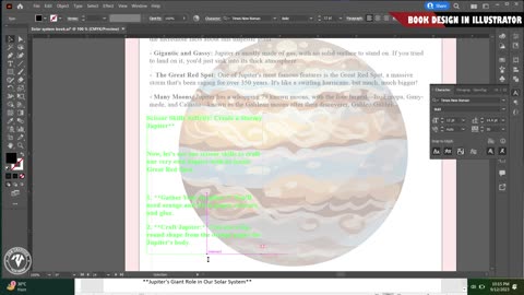 "Exploring the Solar System: Kids' Book Layout Tutorial"