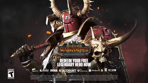 Total War WARHAMMER III - Harald Hammerstorm Trailer