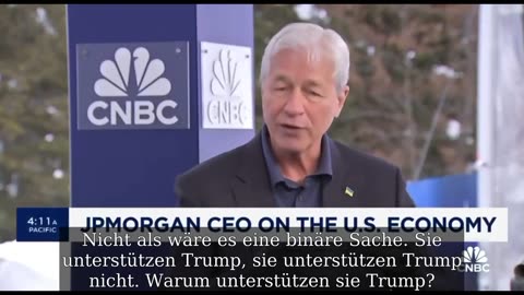 James Dimon über Trump