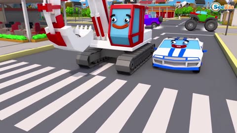 3D Car Stories for Kids, Like 'The Tractor and the Tree