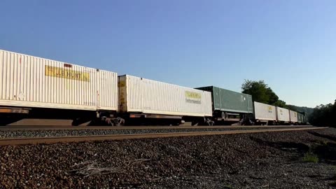 NS Chicago Line and Marion District Trains in Goshen, IN