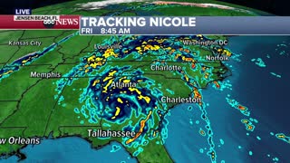 Tornado watch issued for part of Florida amid tropical storm Nicole