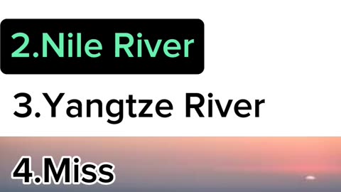 What is the longest river in world??